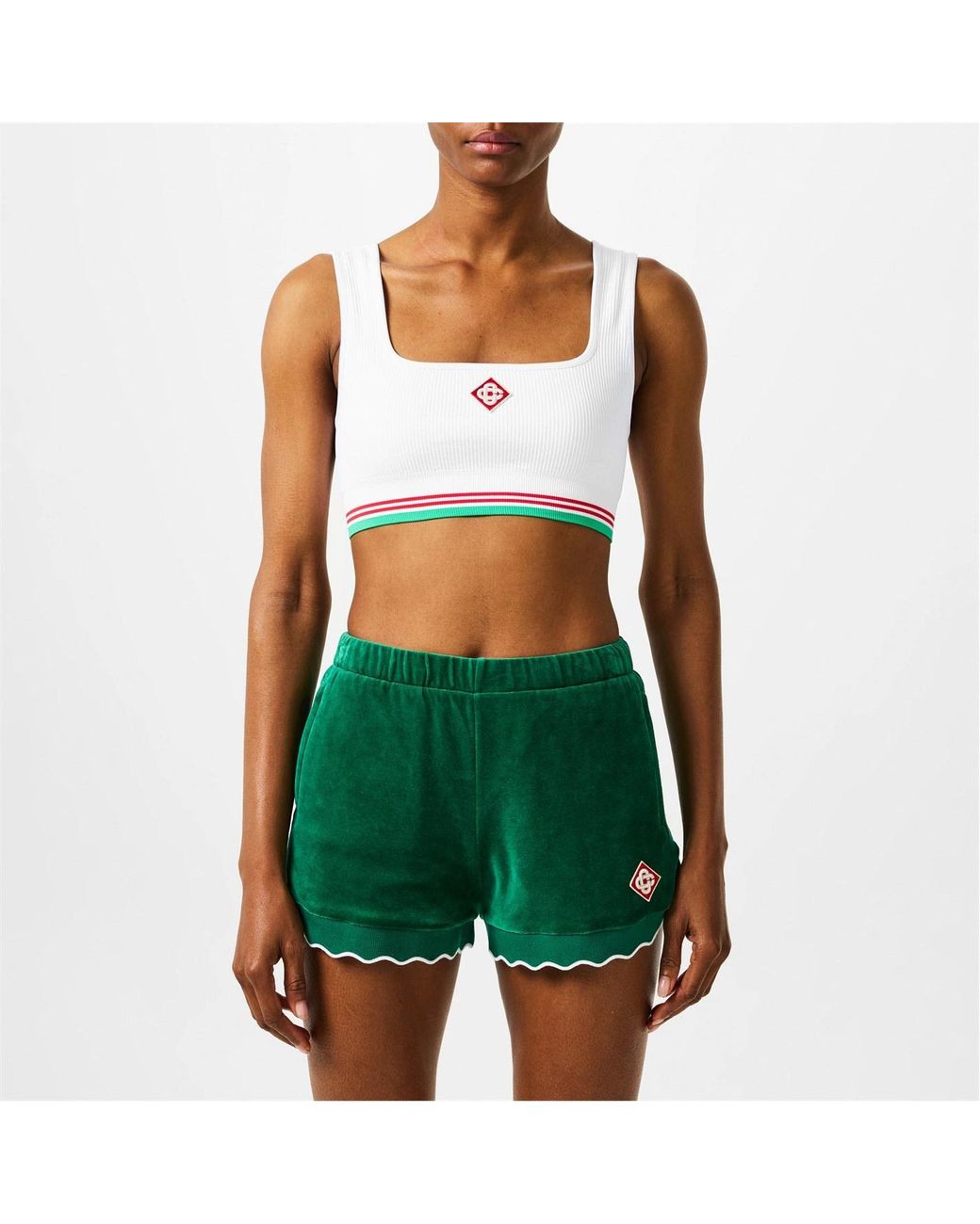 Casablanca White Logo Seamless Vest
