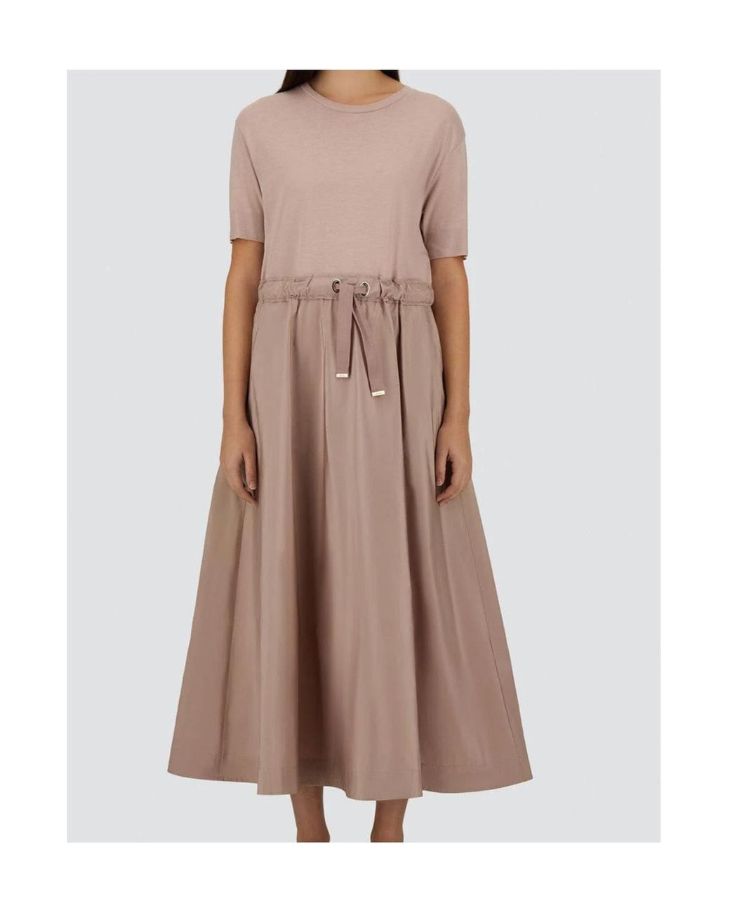 Herno Pink Short Sleeve Dress