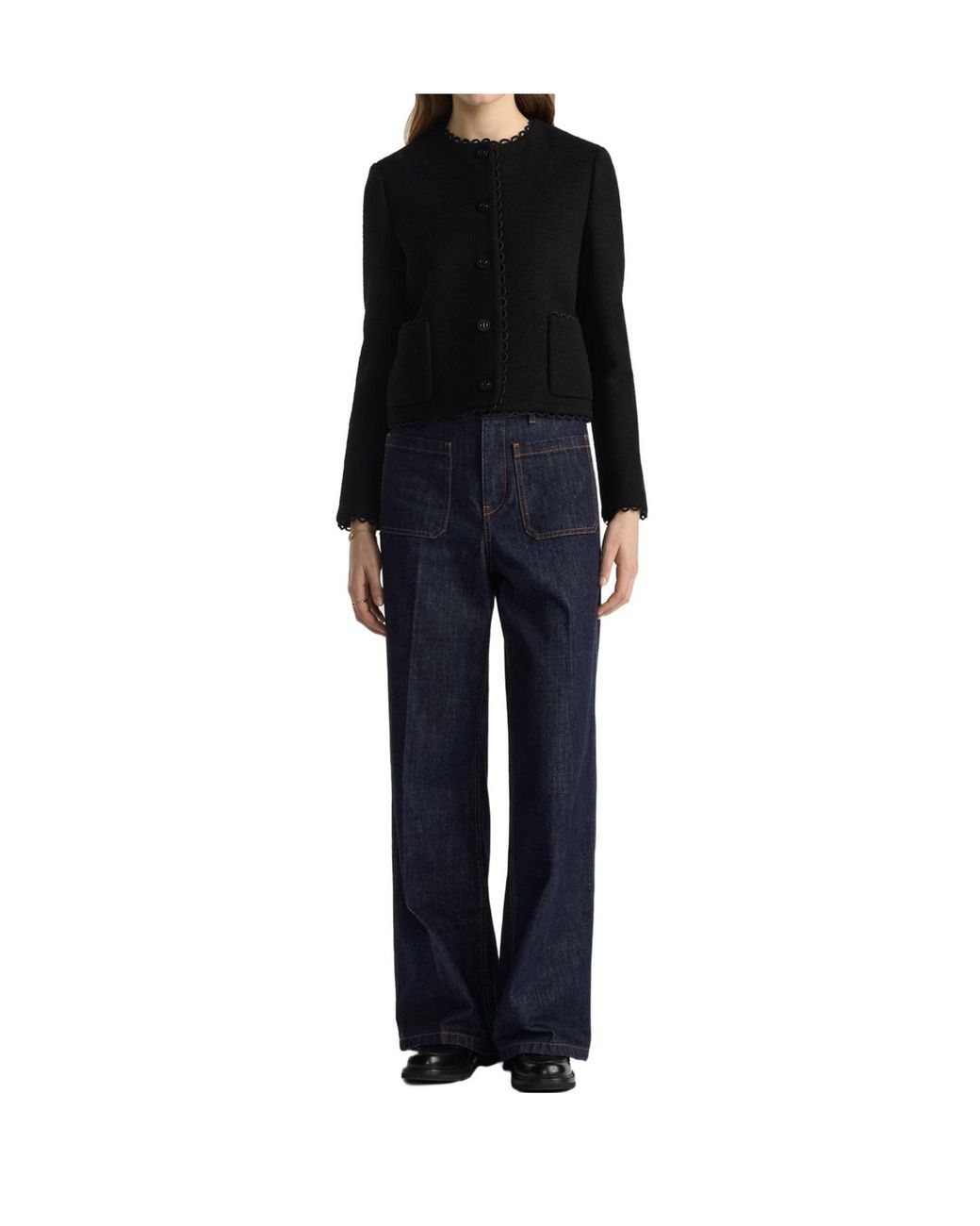 Dior Black Cropped Jacket