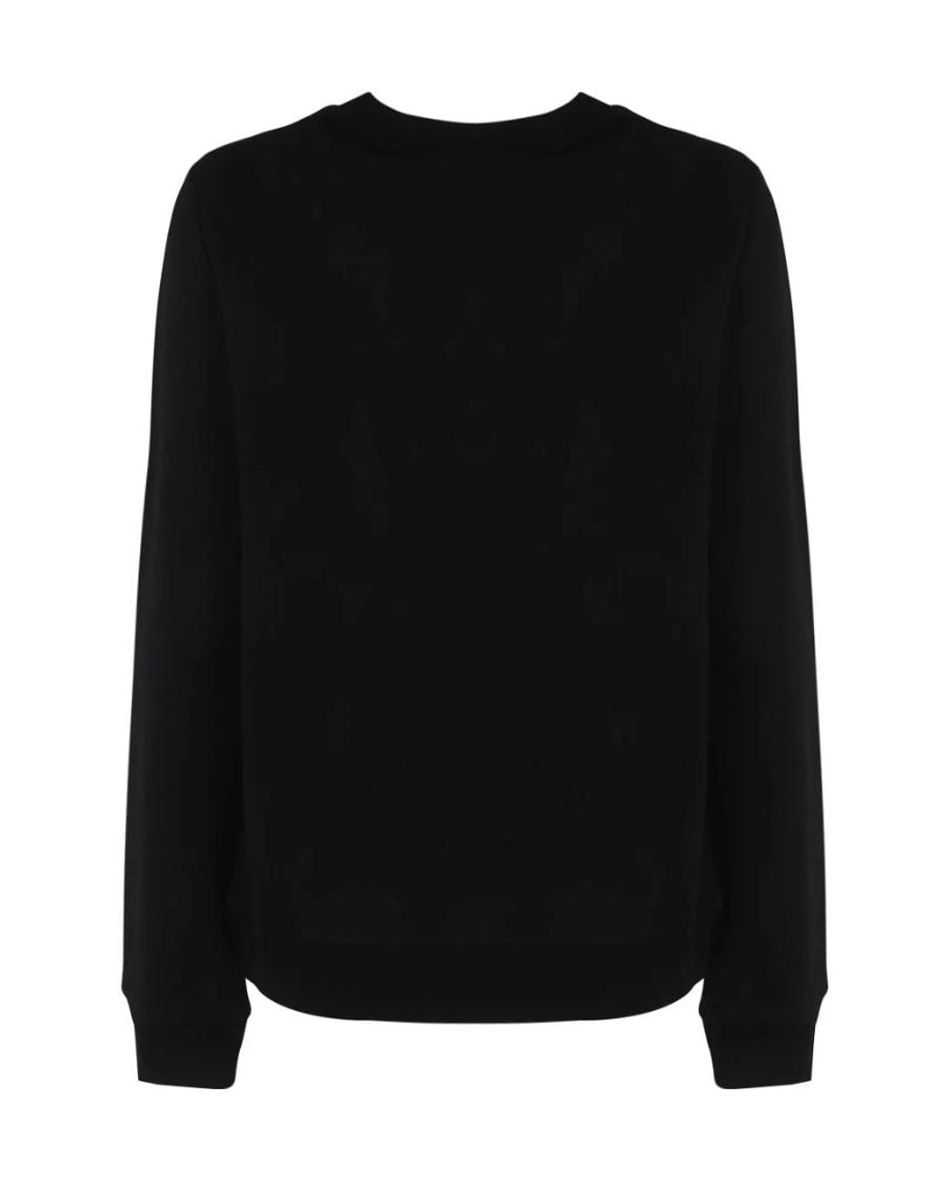 Moschino Black Logo-Print Sweatshirt