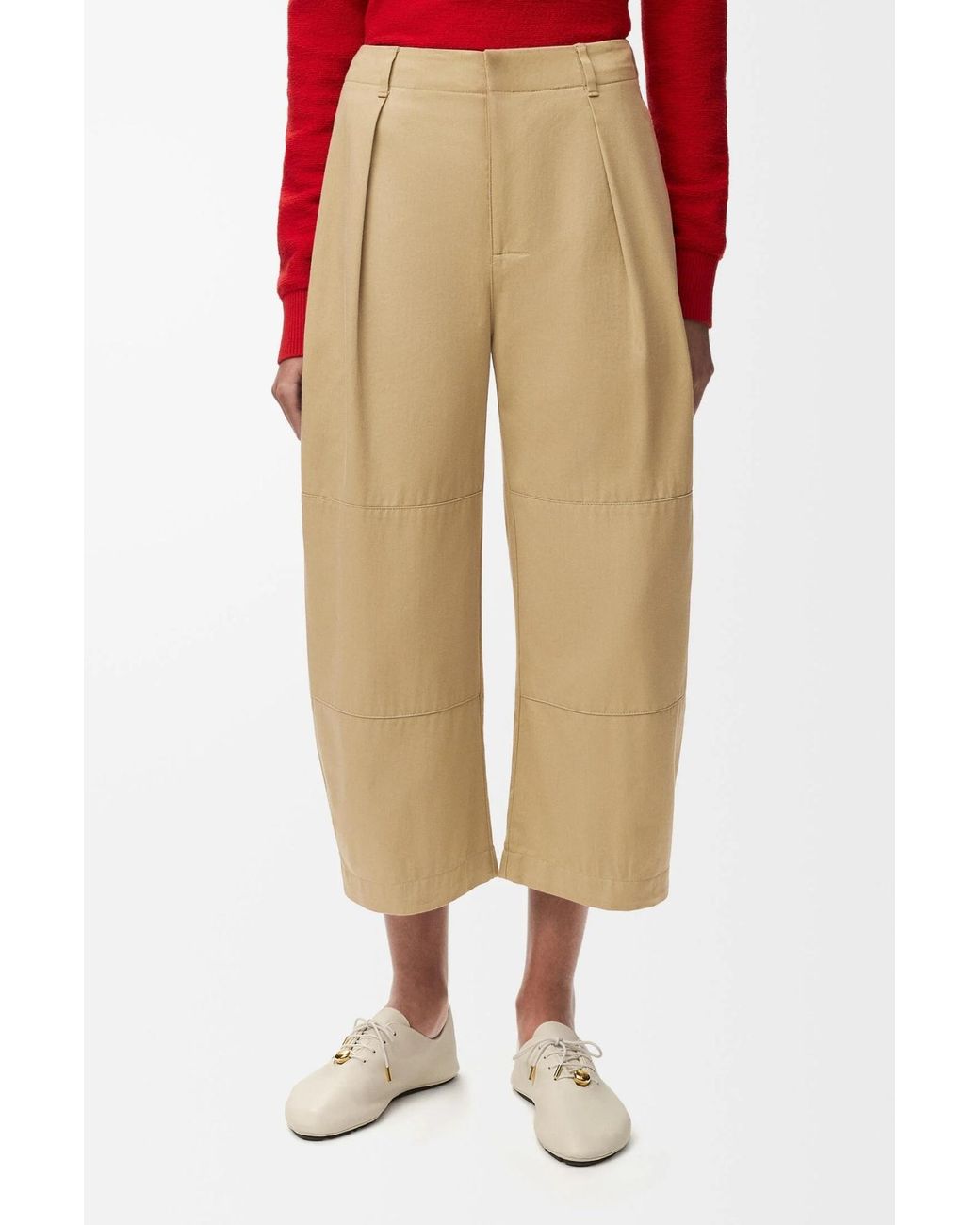 Loewe Natural Cropped Trousers