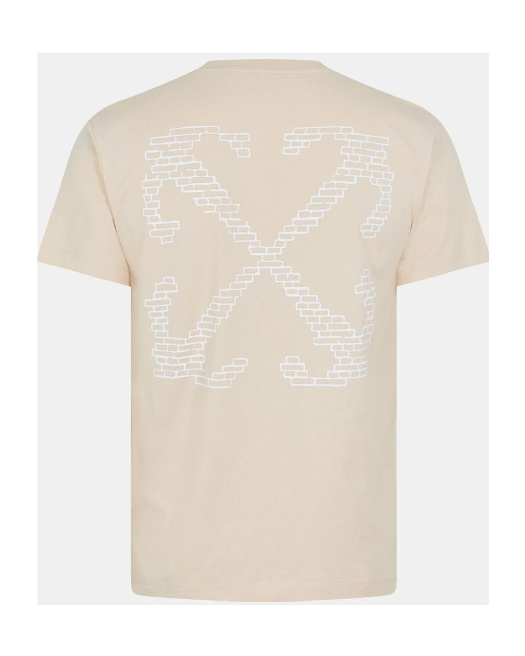 Off-White c/o Virgil Abloh White Logo Short Sleeve T-Shirt for men