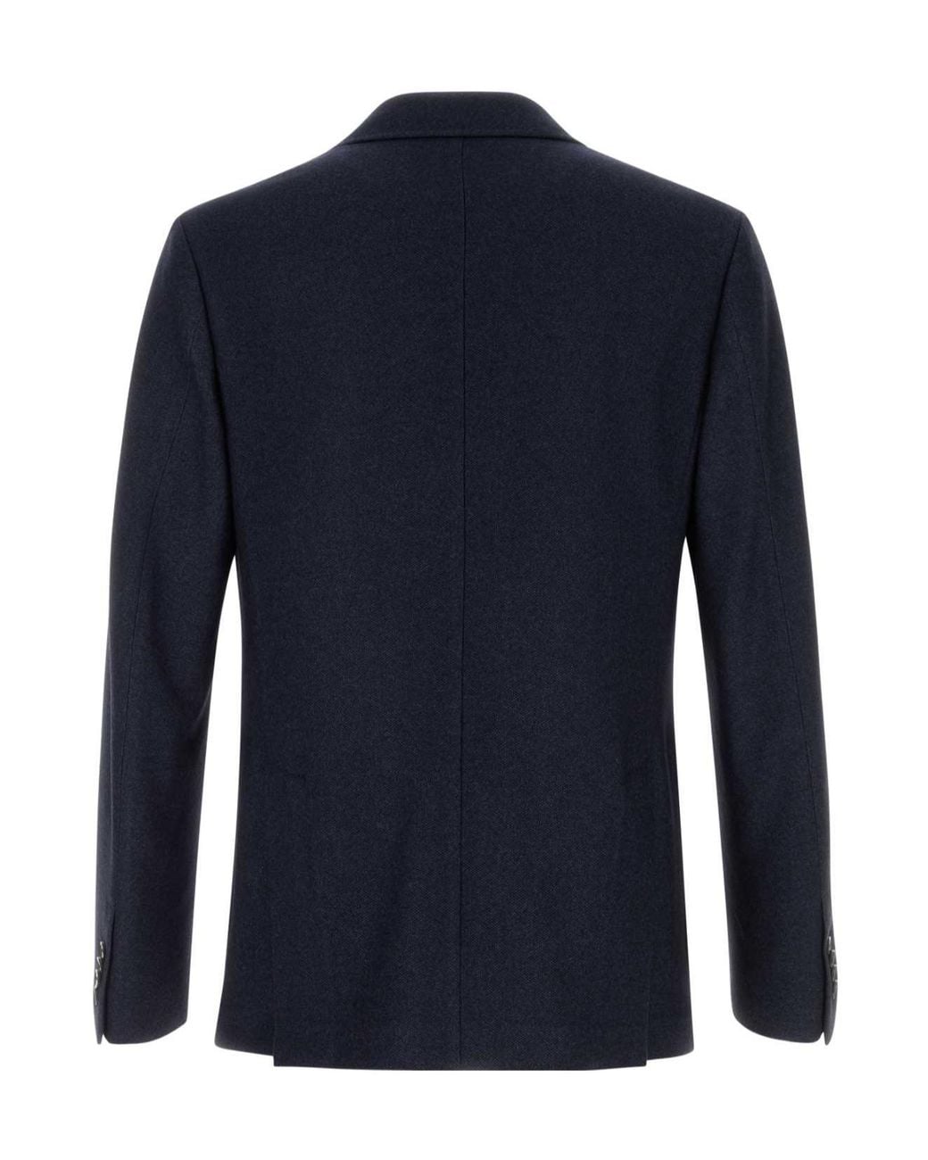 Brioni Blue Long-Sleeved Suit Jacket for men