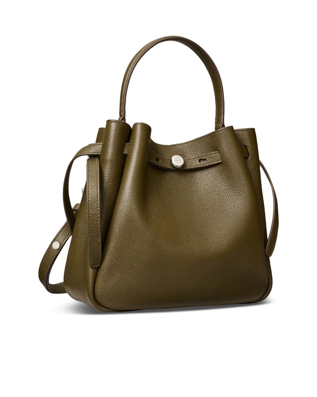 Tory Burch Green Romy Bucket Bag