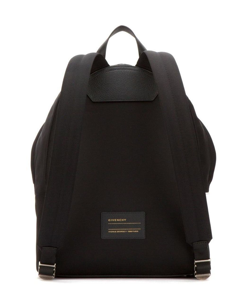 Givenchy Black Logo Stripe Backpack for men