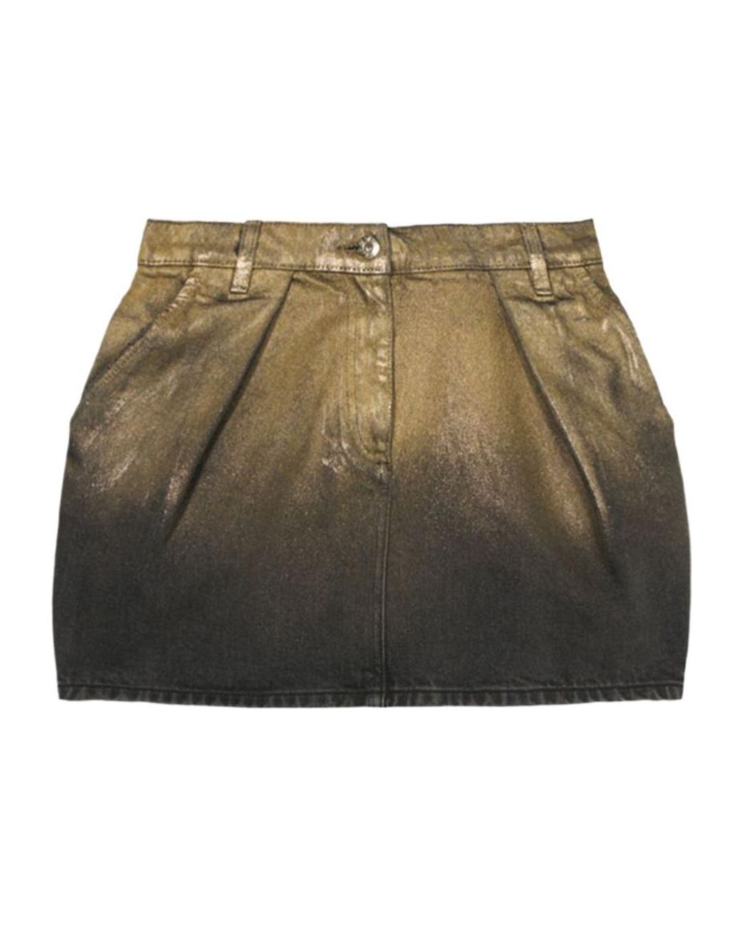 Blumarine Green Mini Skirt