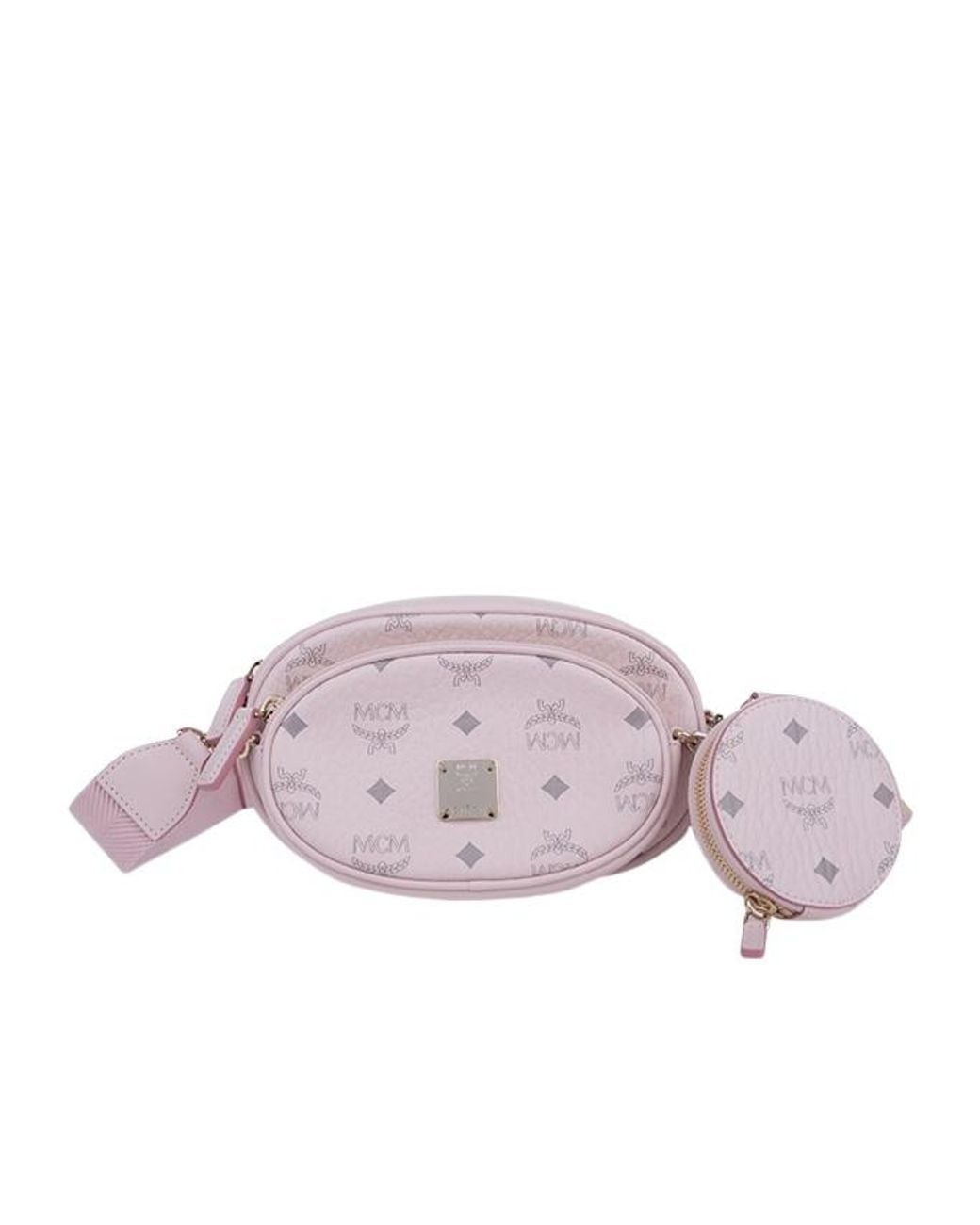 MCM Purple Adjustable Shoulder Strap Single Shoulder Bag