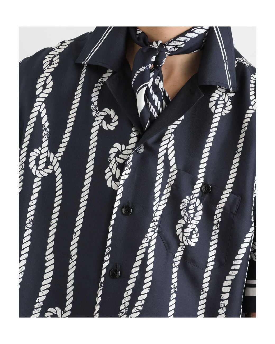 Dolce & Gabbana Black Marina-Printed Twill Hawaii Shirt for men