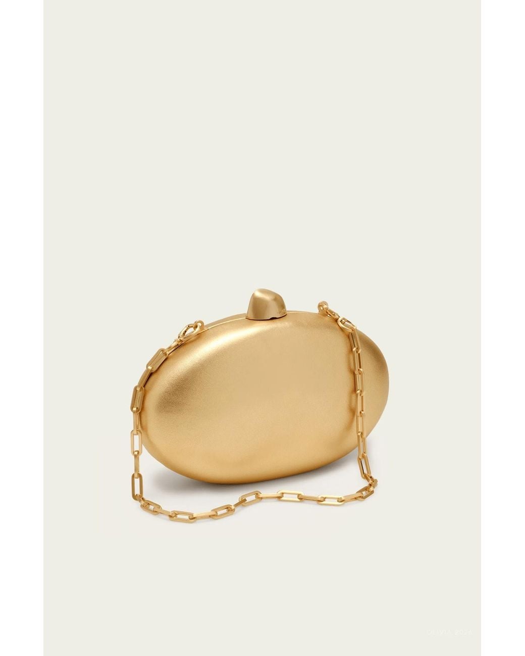 Cult Gaia Metallic Eviana Clutch
