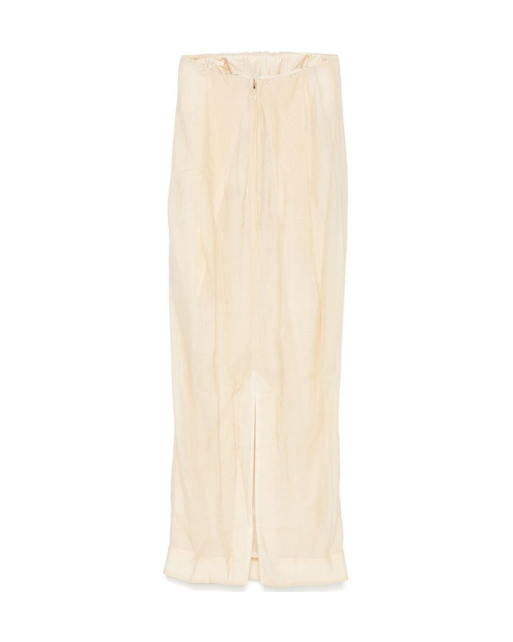 Entire studios Natural Bob Pleated Maxi Dress