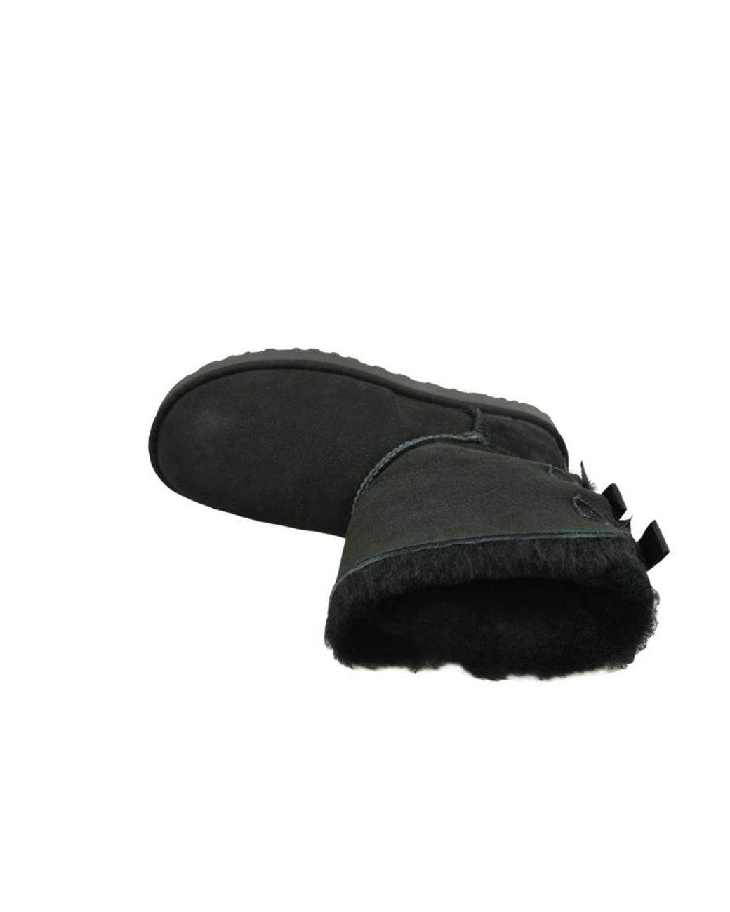 Ugg Black Bailey Bow Ii Bow-Back Boots