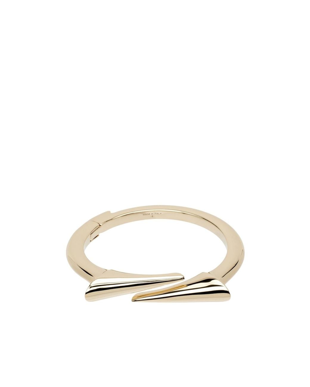 Ferragamo White Gancini Point Bracelet