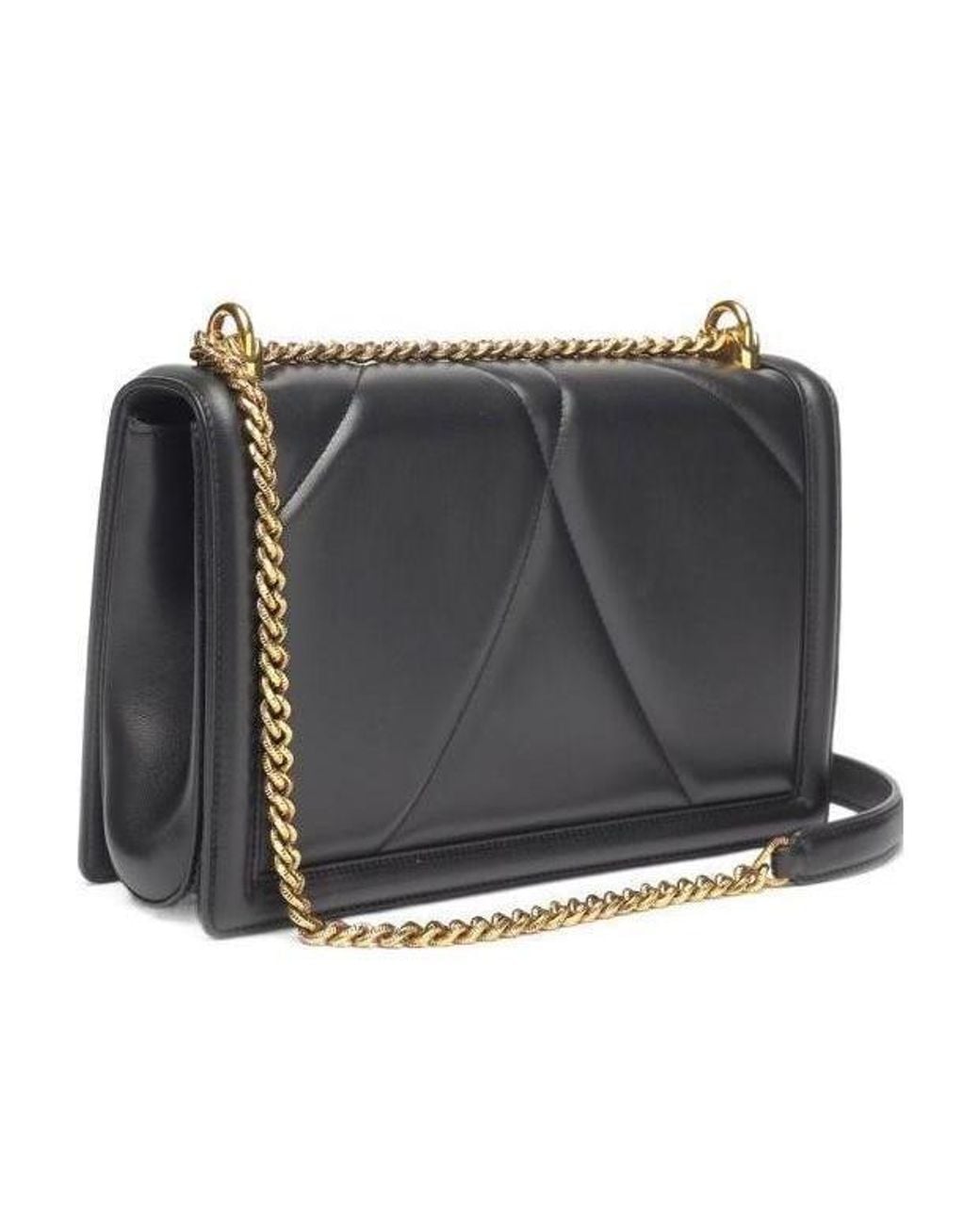 Dolce & Gabbana Black Devotion Crossbody Bag