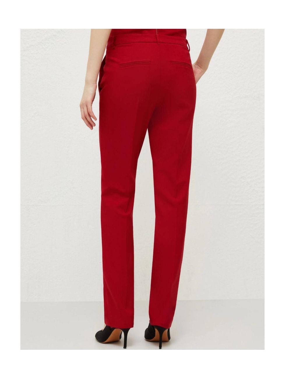 Marella Red Trousers