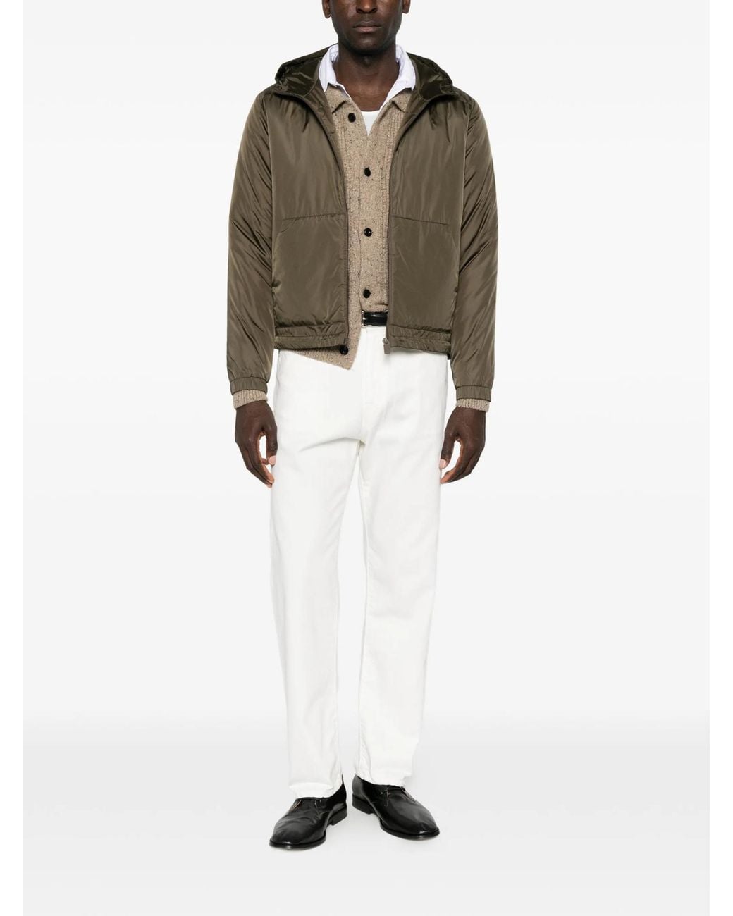 Aspesi Green Rob Hooded Jacket for men