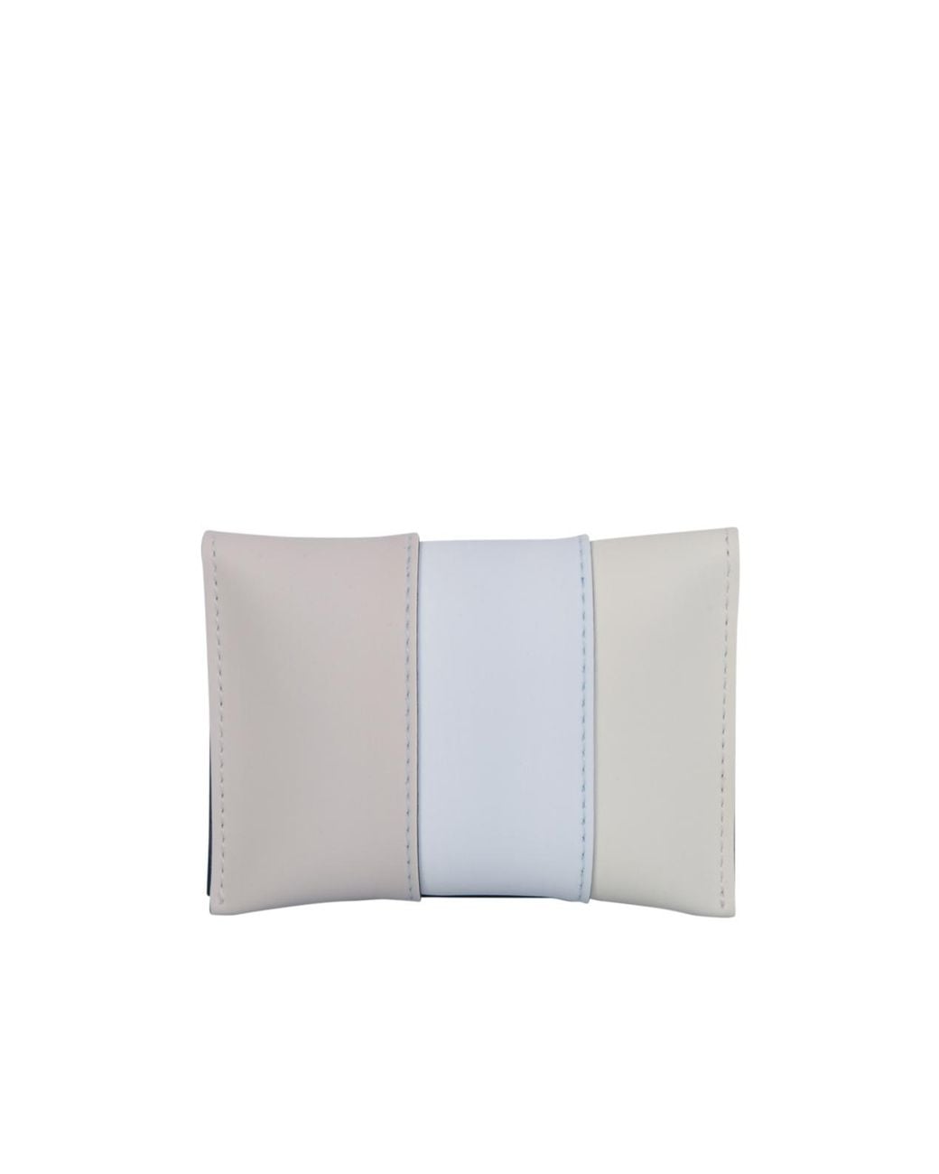 Sunnei White Gomma 3 Panelled Card Holder for men