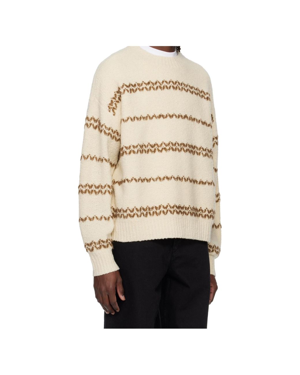 Isabel Marant Natural Romain Striped Pullover for men