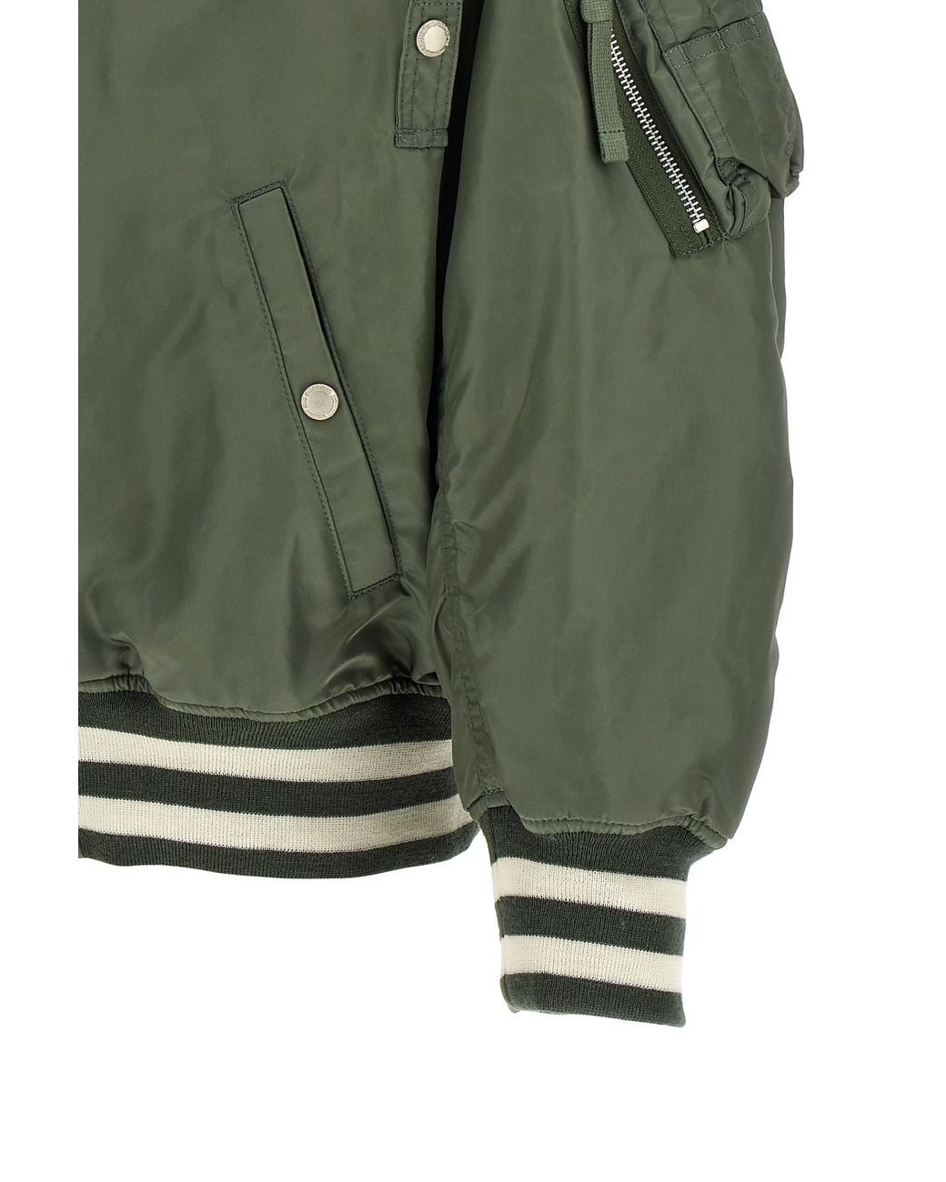 Comme des Garçons Green Comme Des Garçons Homme Patch Oversized Bomber Jacket for men
