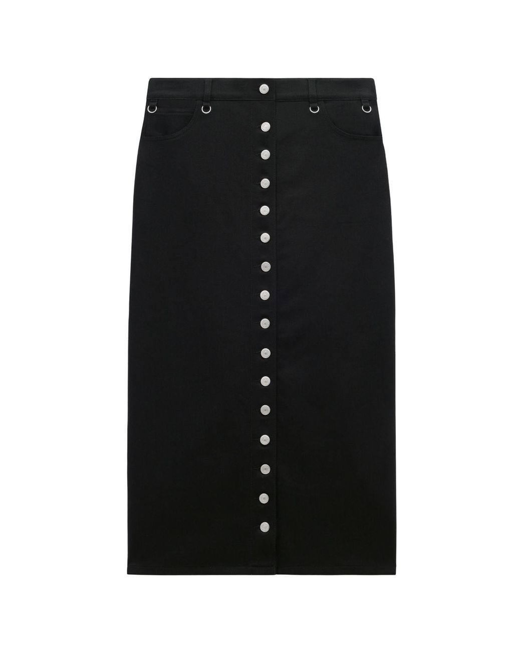 Courreges Black Courrèges Multiflex Denim Skirt