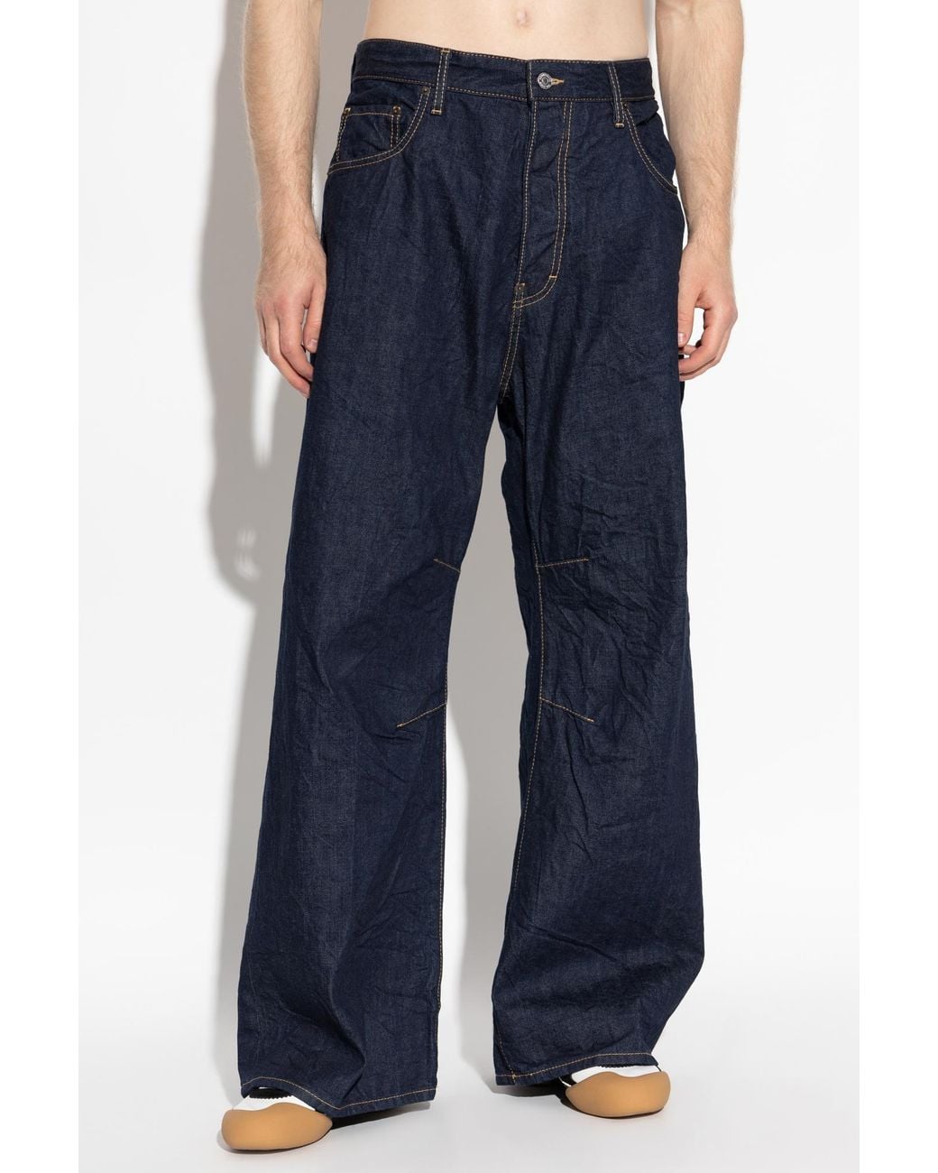 DSquared² Blue Wide-Leg Jeans for men