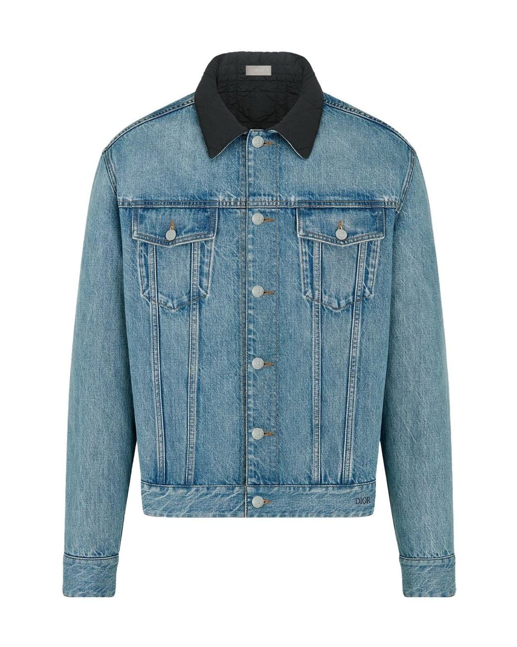 Dior Homme Reversible Cannage Jean Jacket in Blue for Men | Lyst