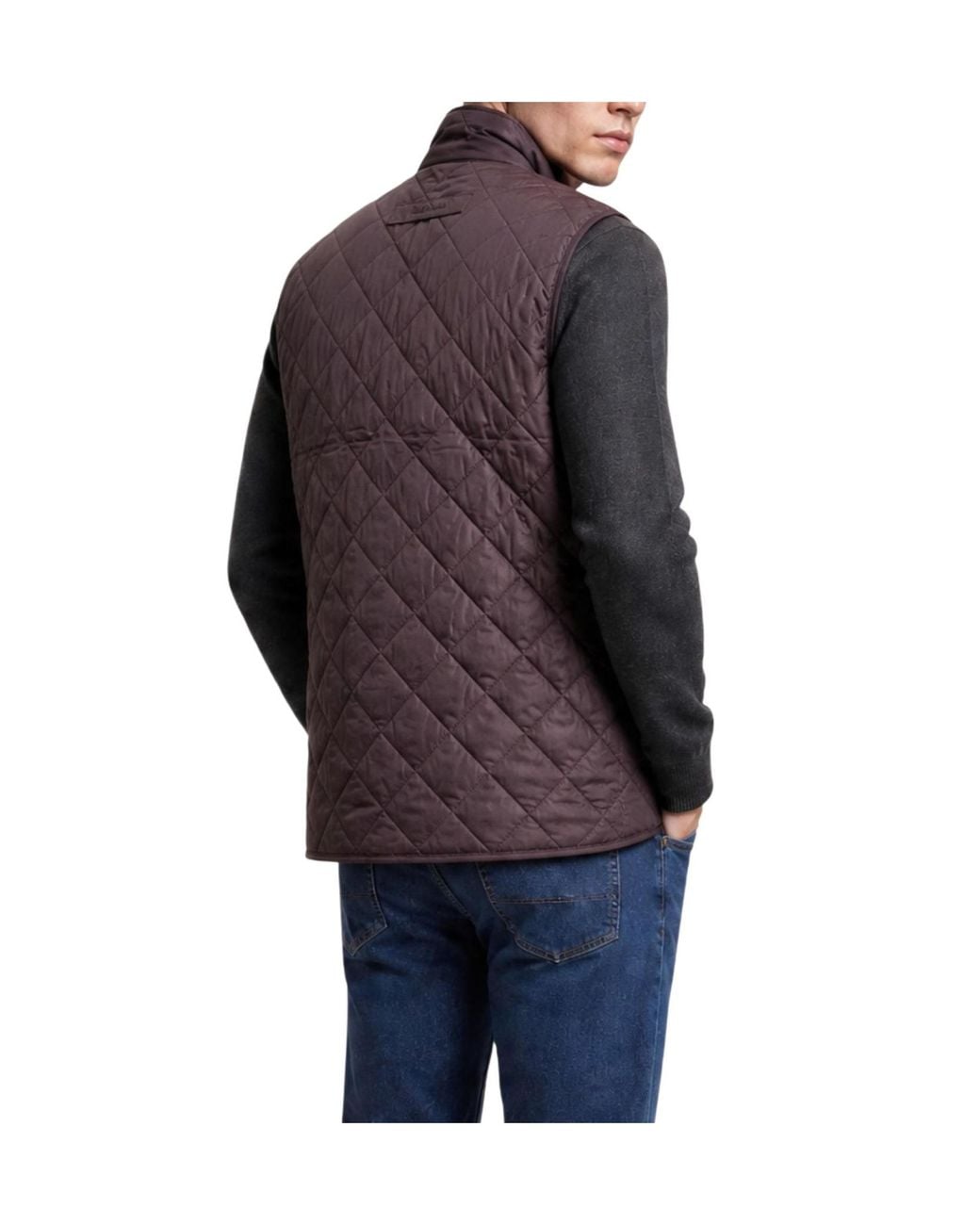 Barbour Purple High-Neck Vest for men