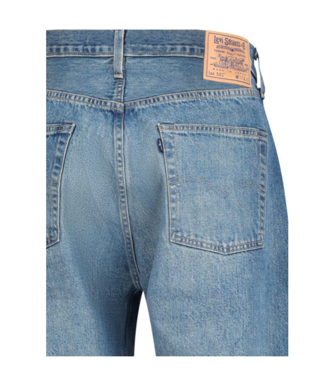 Levi's Blue Straight-Leg Jeans for men