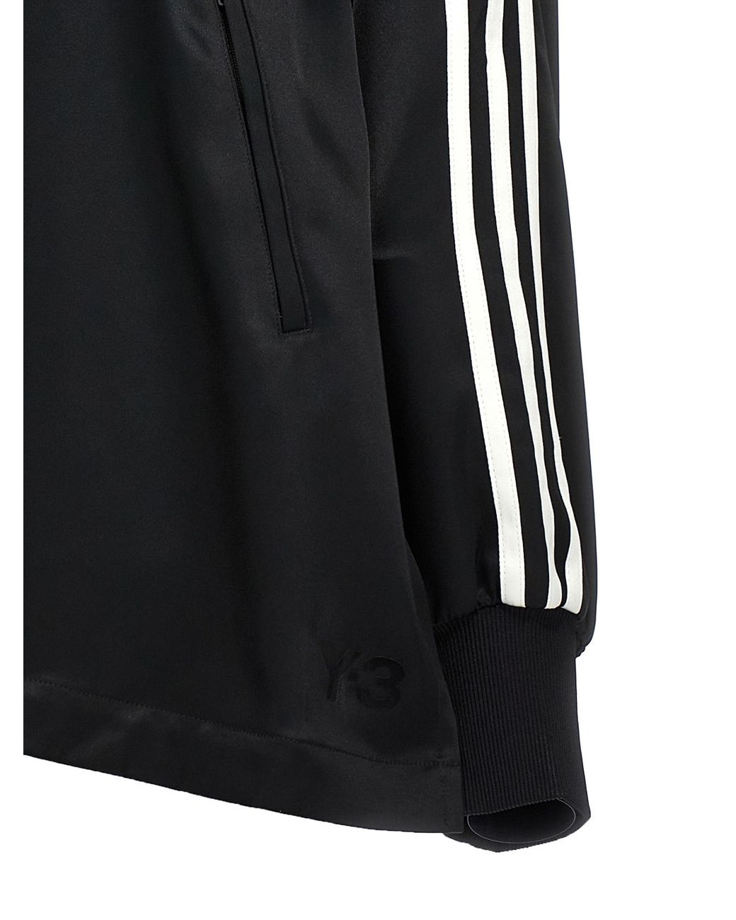 Y-3 Green Stripe Detailed Zip-Up Jacket for men