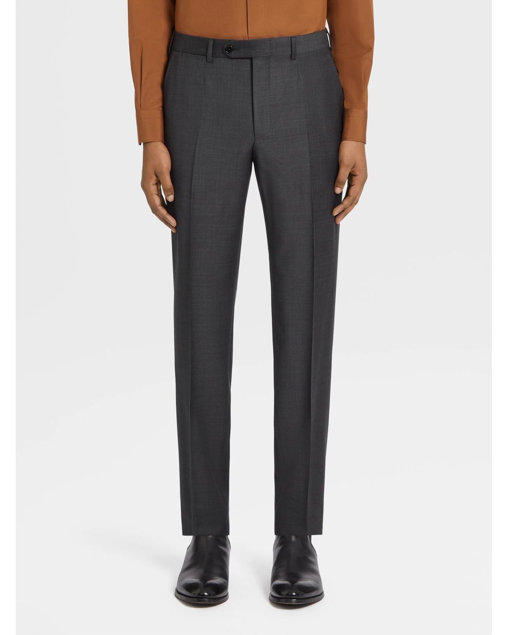 Zegna Black Trofeo Single-Breasted Suit for men