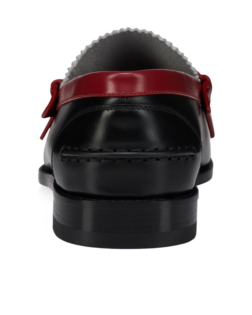 Christian Louboutin Red The Plato Leather Loafers