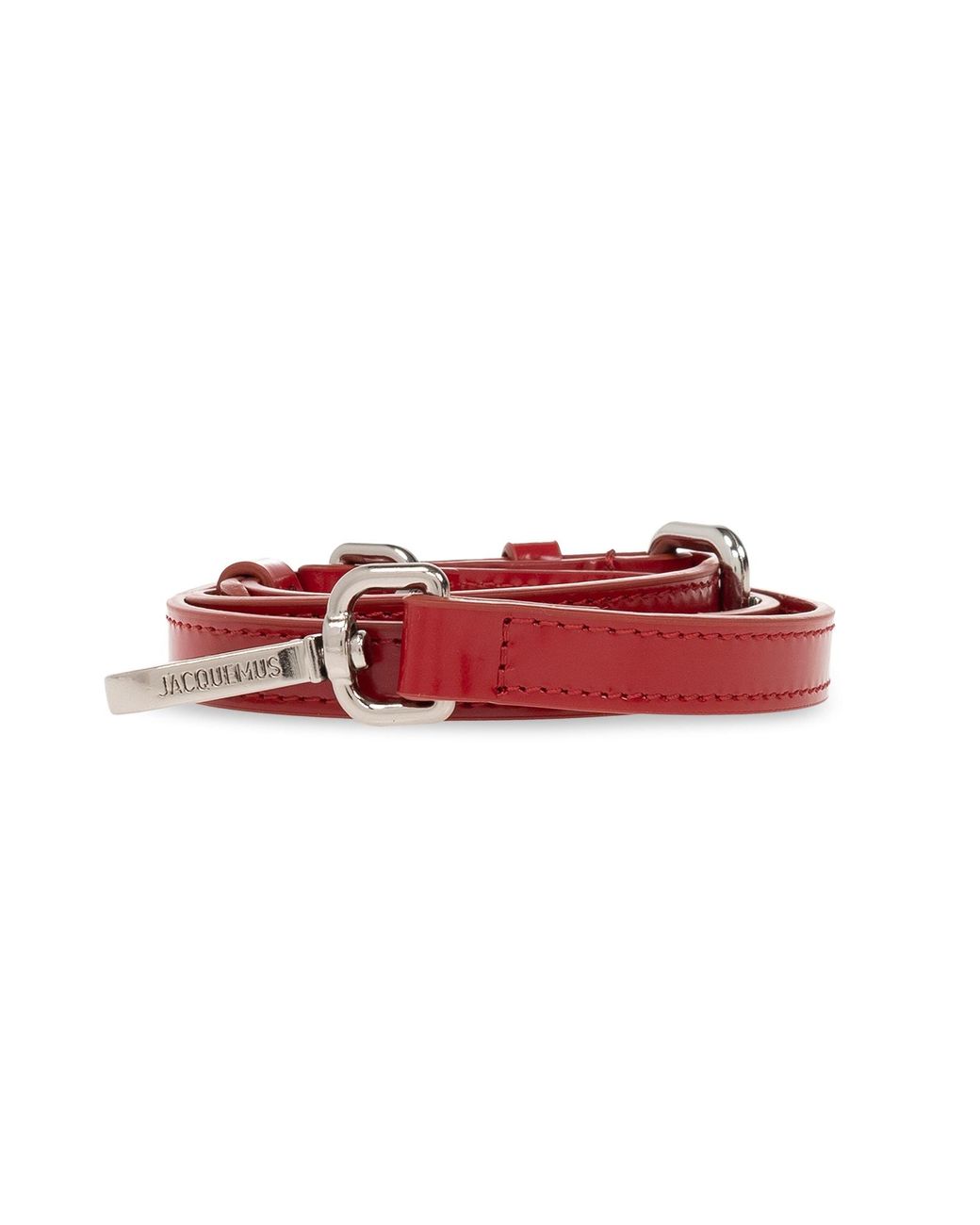 Jacquemus Red Le Grand Bambino Logo Plaque Tote Bag
