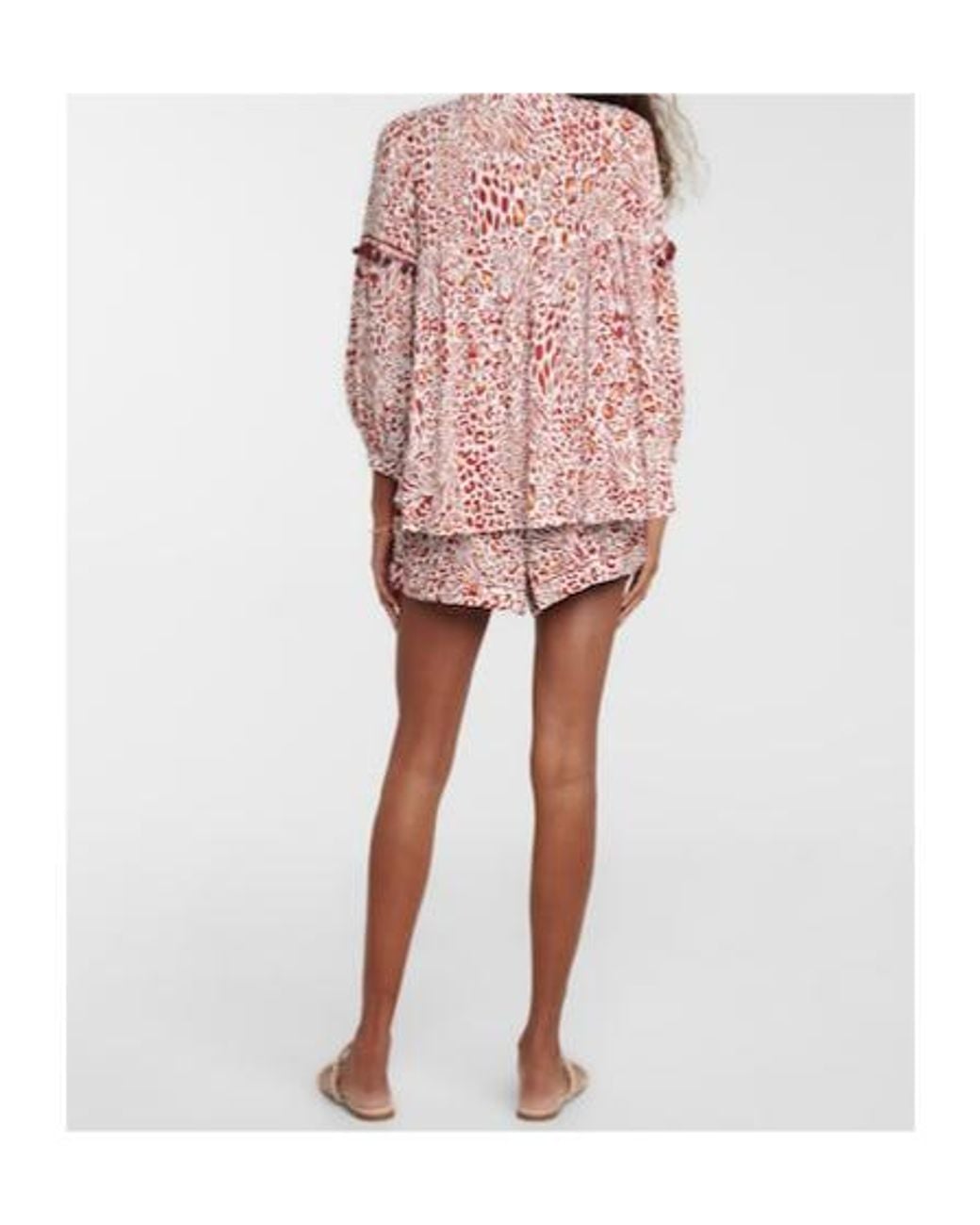 Poupette Pink Clara Leopard-Print Blouse