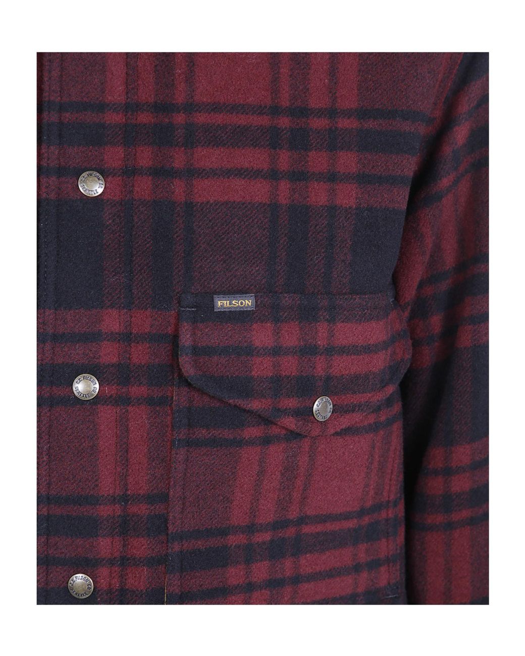 Filson Purple Plaid Casual Jacket for men