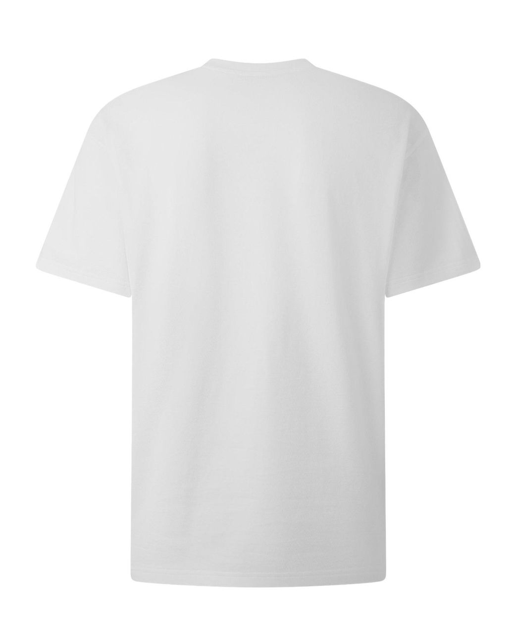 Givenchy White Crew-Neck Short-Sleeve T-Shirt for men