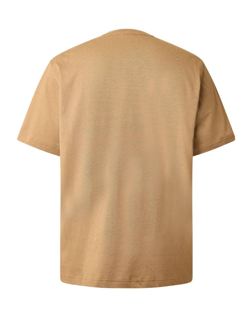 Lacoste Natural Cotton Tshirt With Crocodile Logo for men