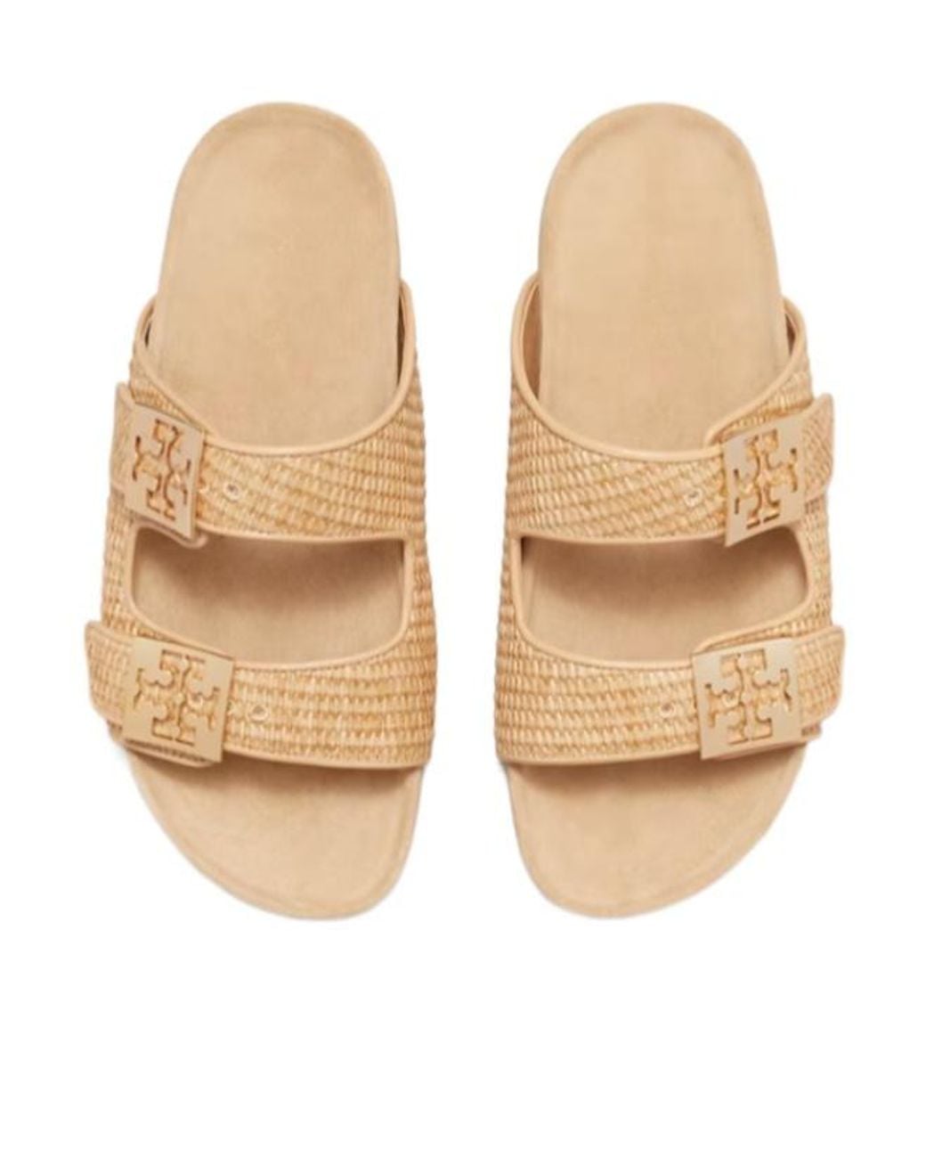Tory Burch Natural Mellow Slides
