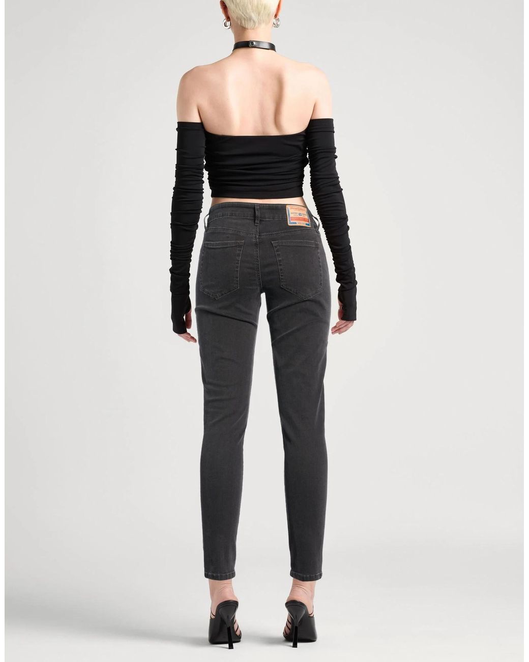 DIESEL Black Denim Trousers