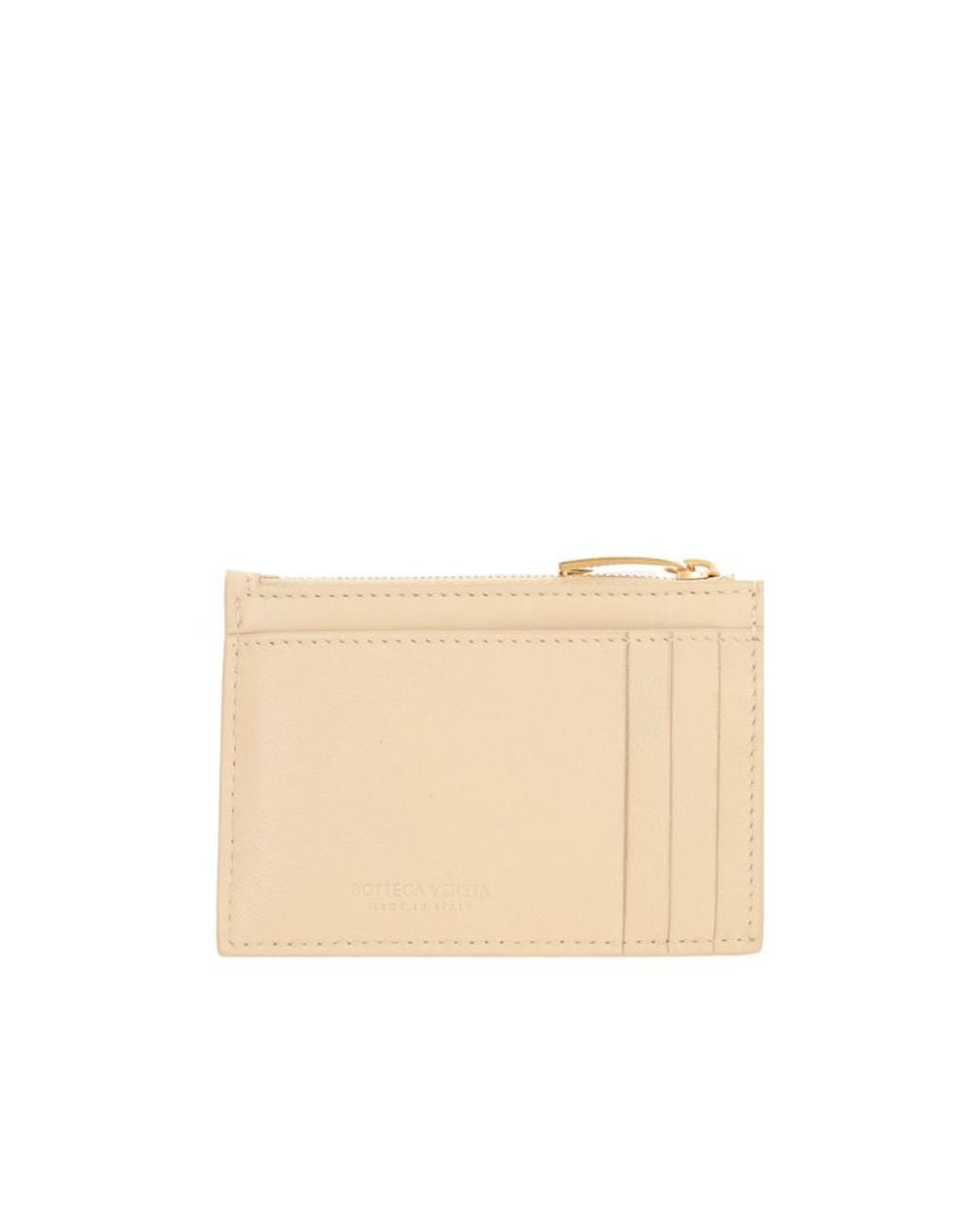 Bottega Veneta Natural Intreccio Key Bag