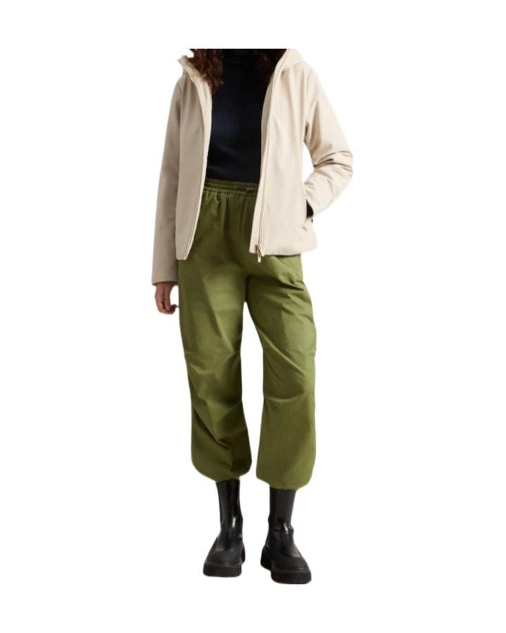 Woolrich Green Hooded Down Jacket