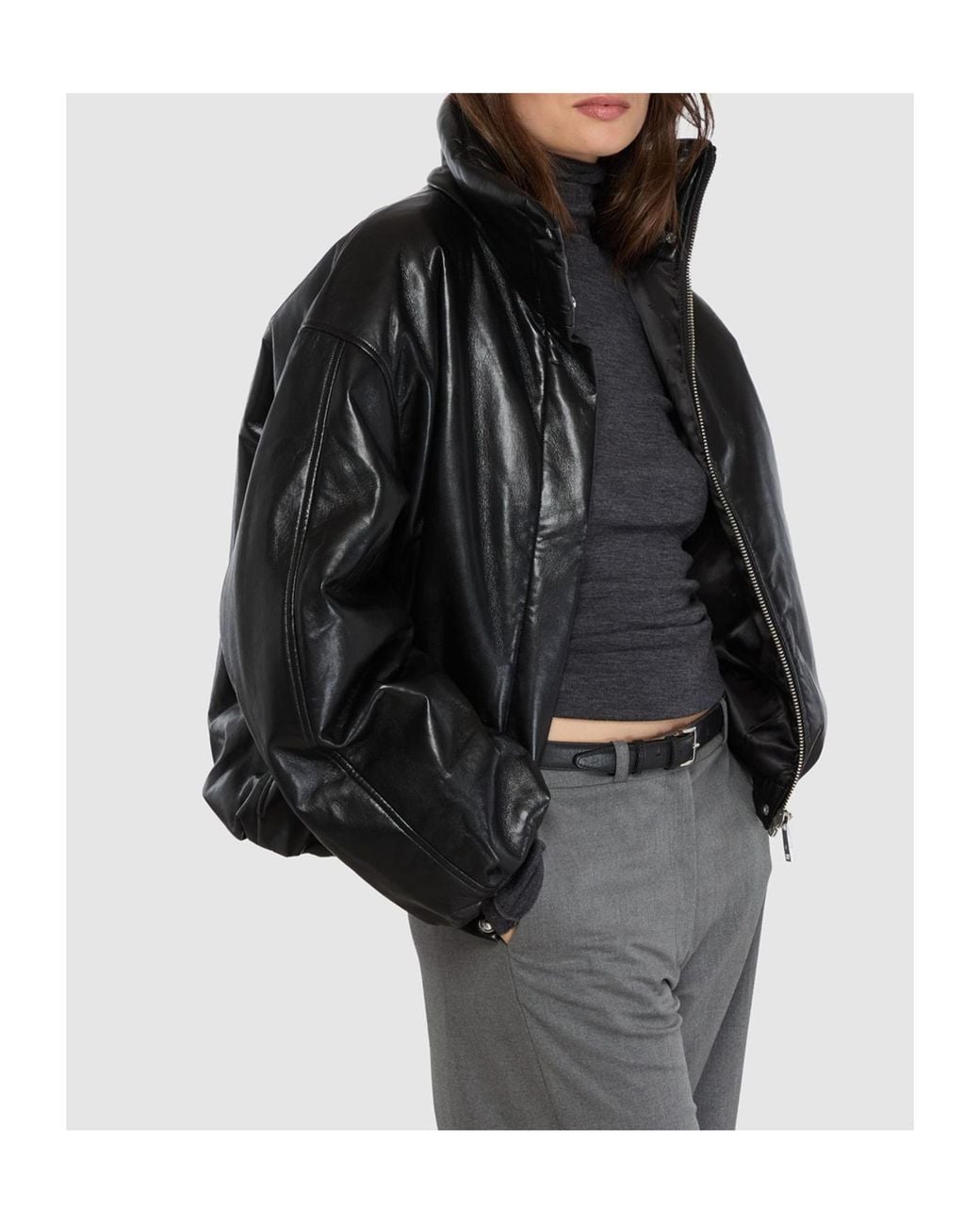 Anine Bing Black Cyrus Oversized Jacket