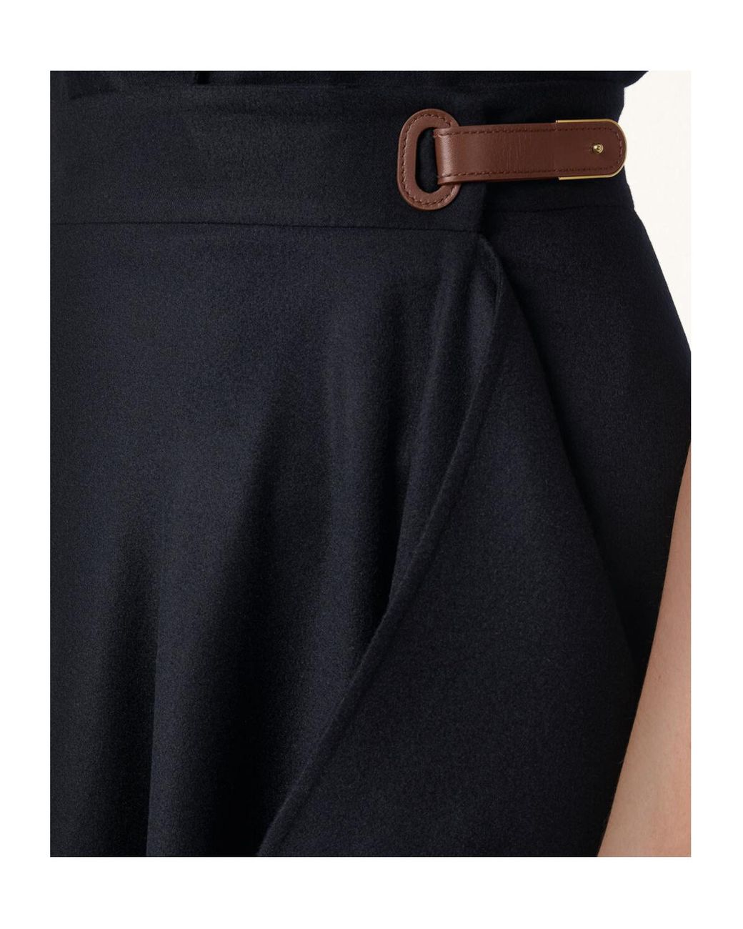 Loro Piana Blue Royal Lightness Skirt