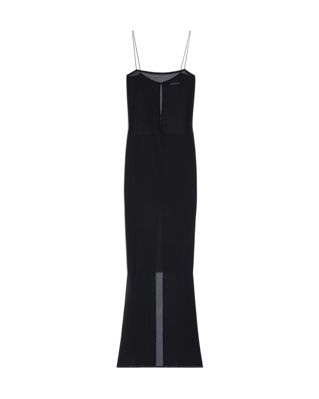 Jacquemus Black Long Sheer Dress
