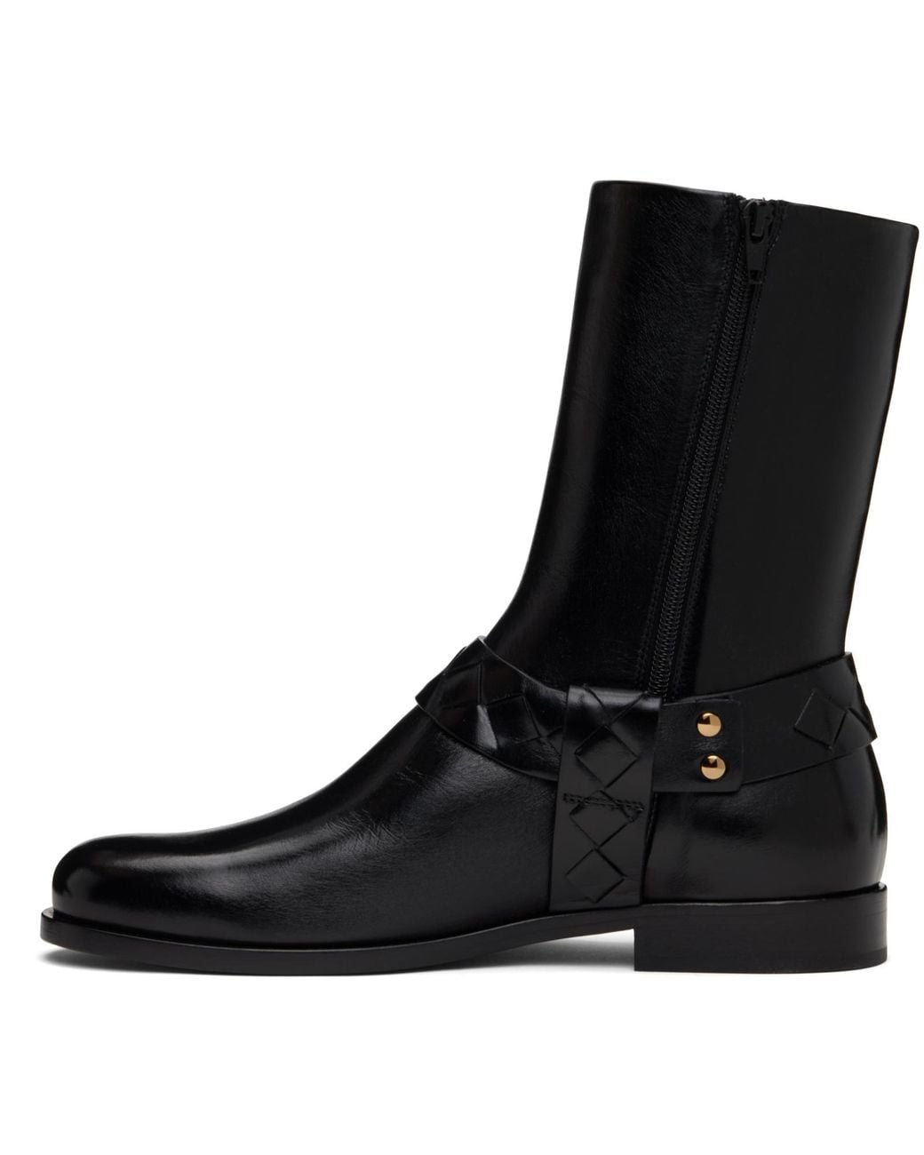 Bottega Veneta Black Achille Boot for men