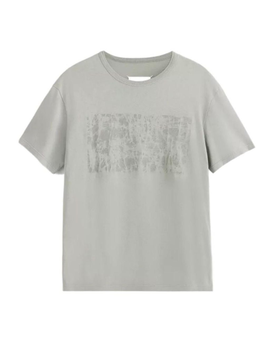 Maison Margiela Gray Wax T-Shirt for men