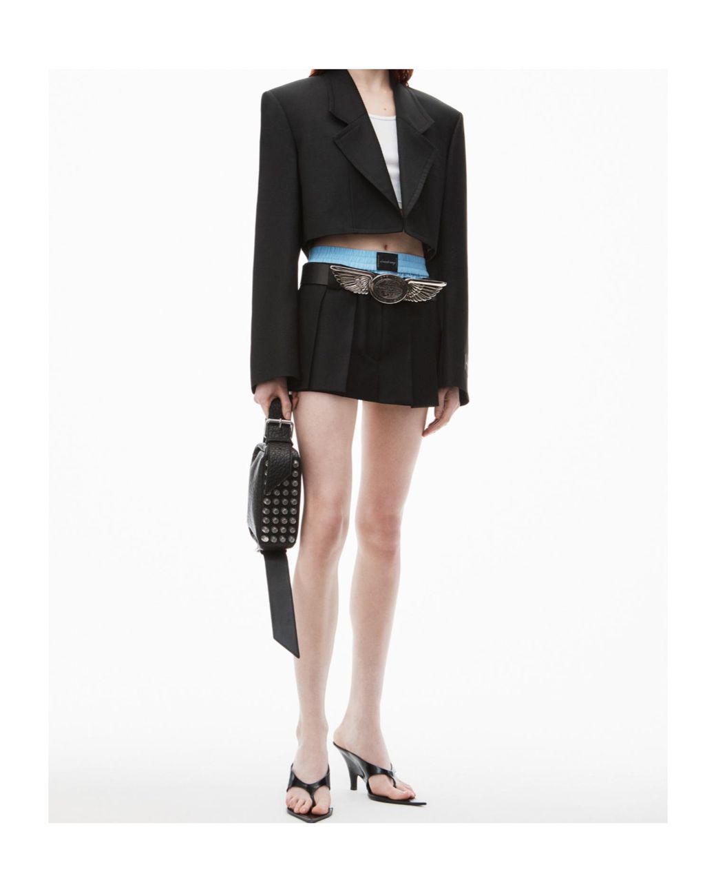 Alexander Wang Black Pre-Styled Skorts
