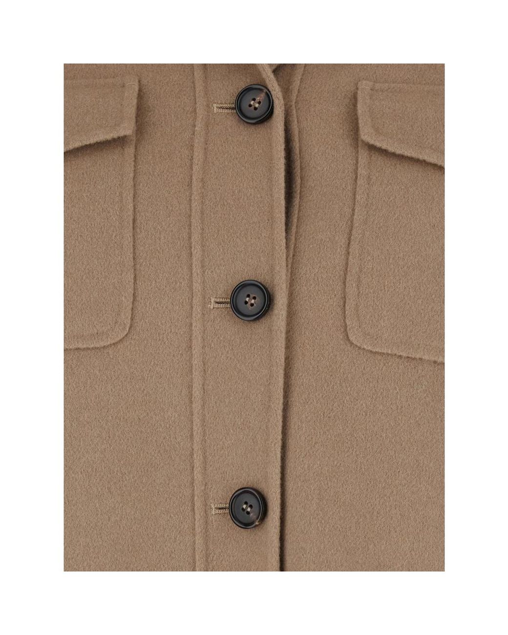 Max Mara Brown 'S Smmsimona Button-Up Jacket