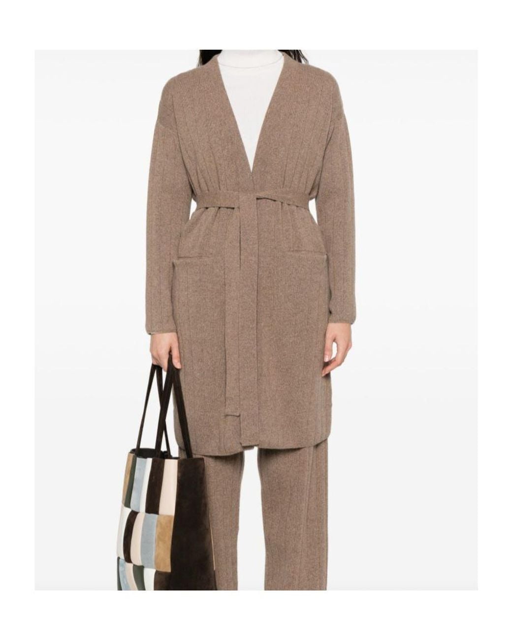 Max Mara Brown Giusto Long Cardigan