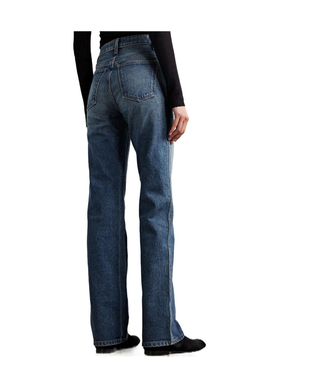 Khaite Blue Danielle Stretch Jeans