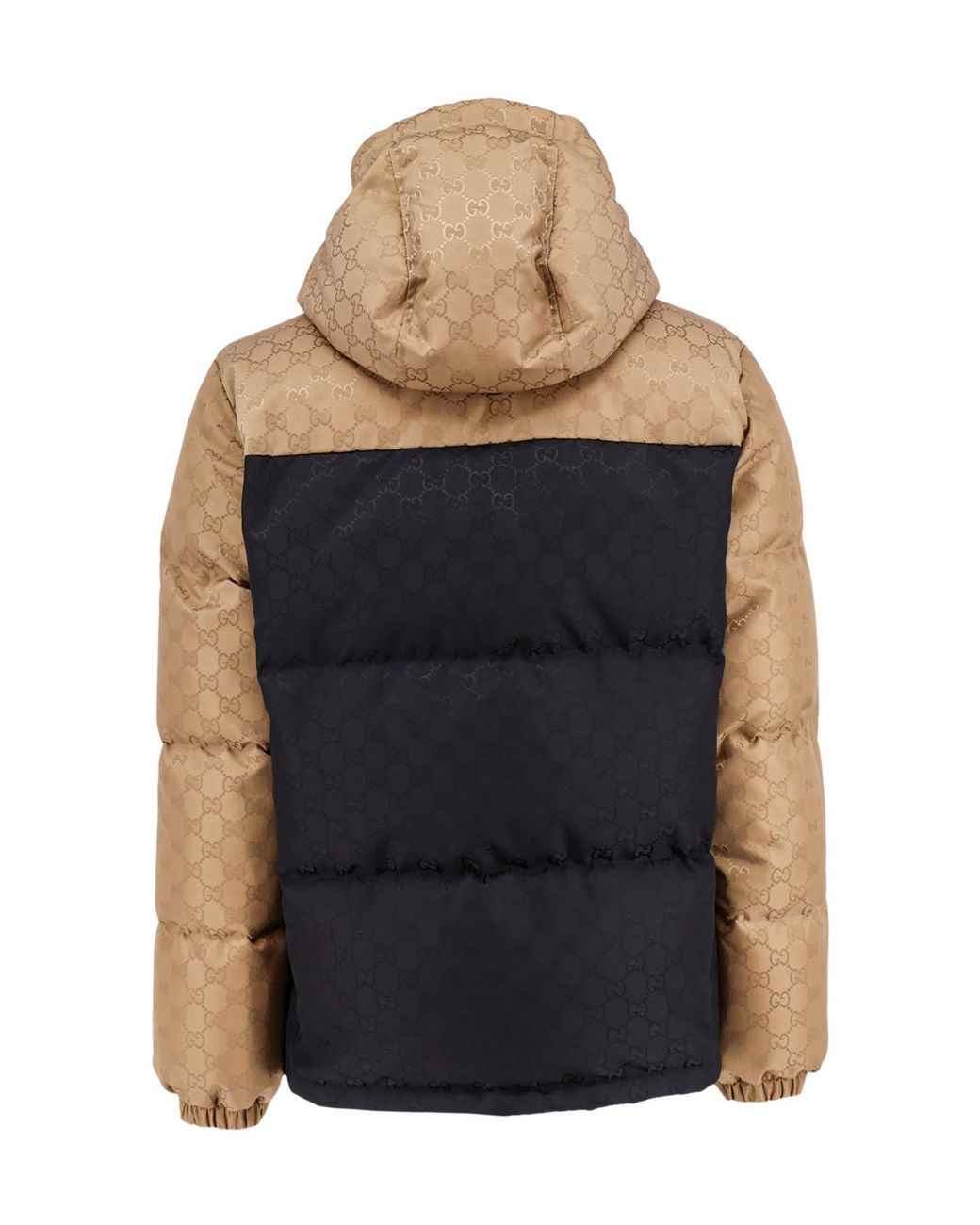 Gucci Black Two-Toned Padded Jacket for men