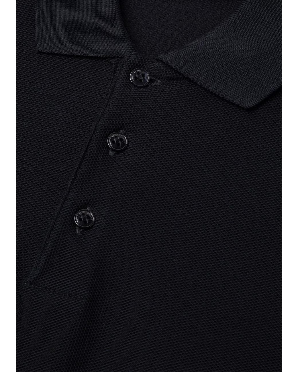 Loro Piana Black Laurel Polo Shirt for men